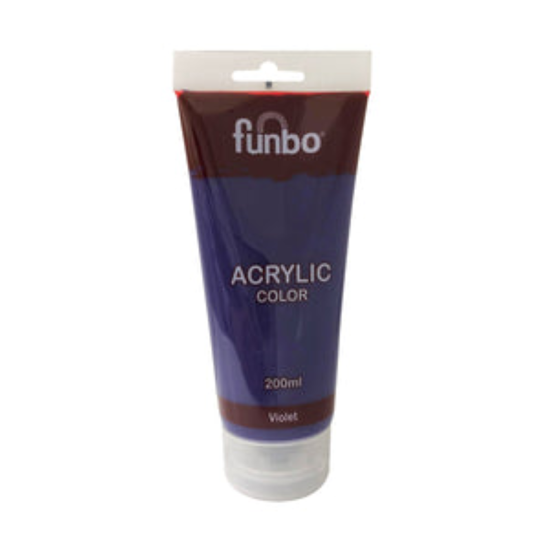 Funbo Acrylic TUBE 200ml 91 VIOLET FO-AC-200-091